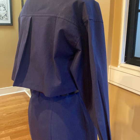 Steve Madden NWT Navy Blue Breast Pocket Button Down Dress. Sz Small - Picture 5 of 7